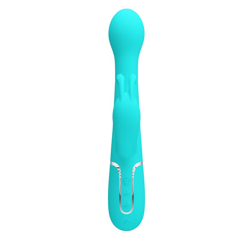 Vibrador con Thrusting y Bolas Rotatorias Dejon Azul