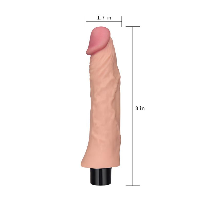 Vibrador Real Softee 8 Natural