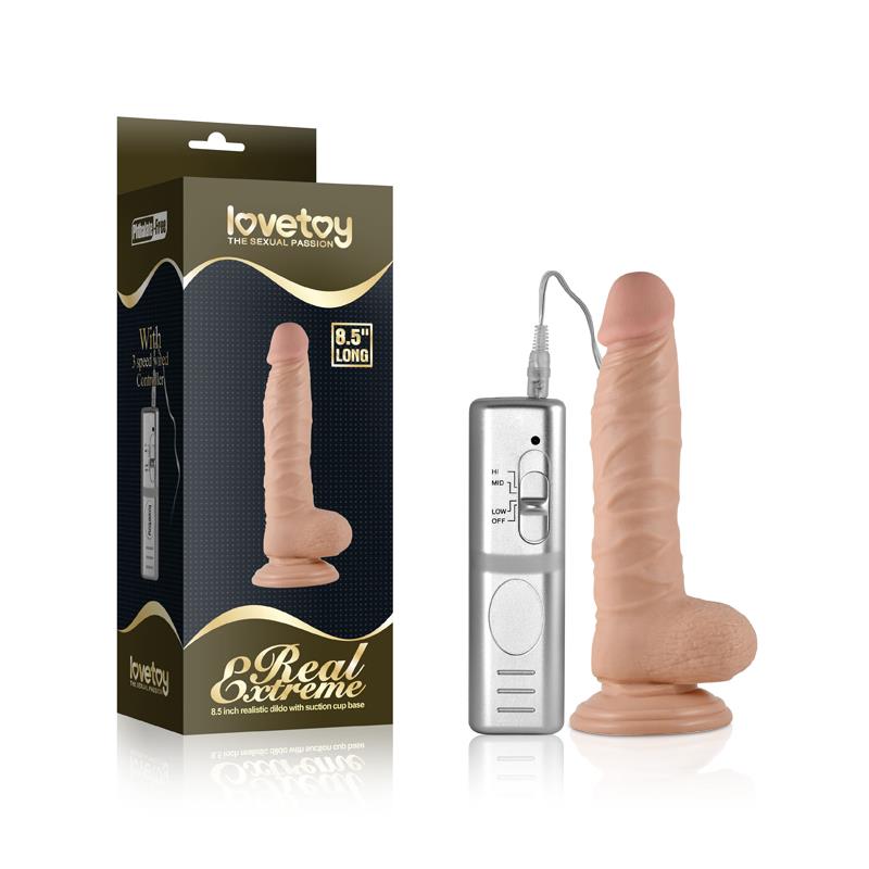 Dildo Real Extreme con Vibracion 85 Natural