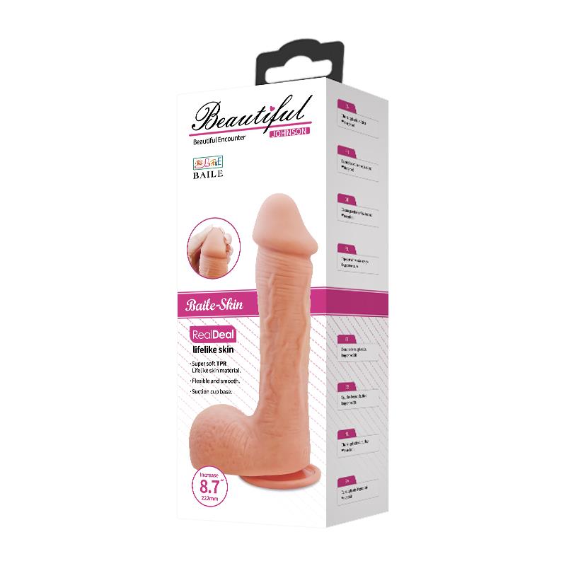 Johnson Dildo Realista con Ventosa Natural