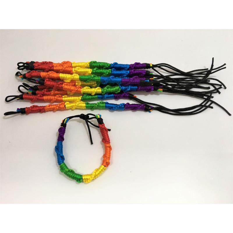 Pulsera Trenza con Bandera LGBT