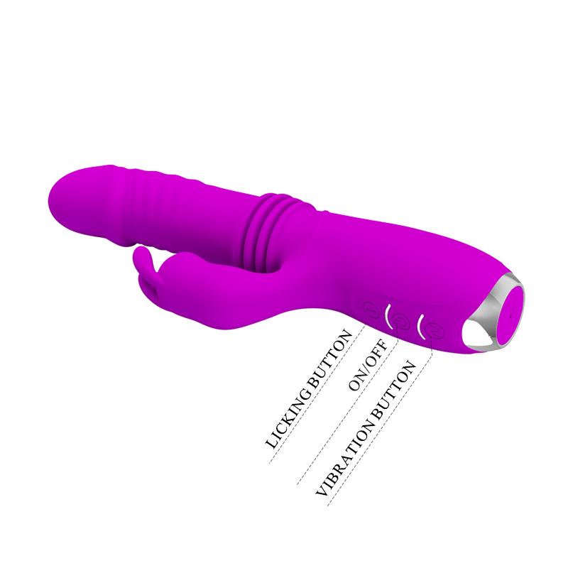 Dorothy Vibrador con Funcion Up and Down USB Purpura