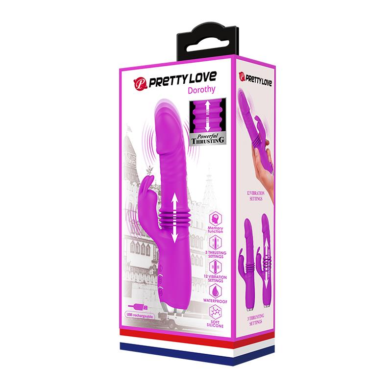 Dorothy Vibrador con Funcion Up and Down USB Purpura