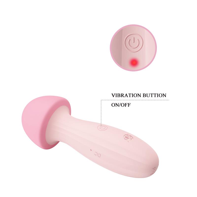 Mushroom Vibrador Masajeador Silicona USB