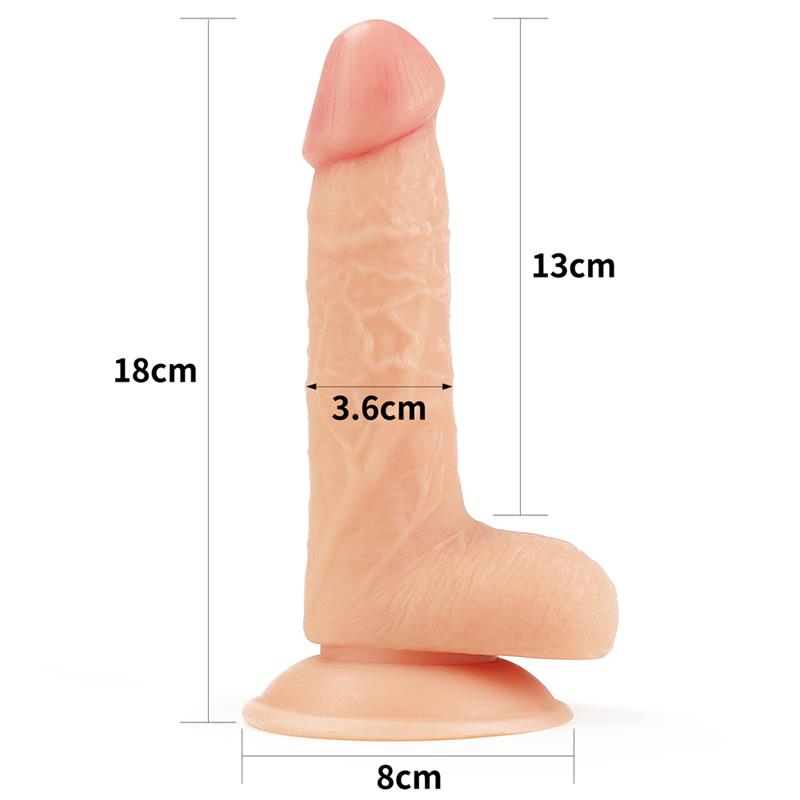 Dildo The Ultra Soft Dude 7 Natural