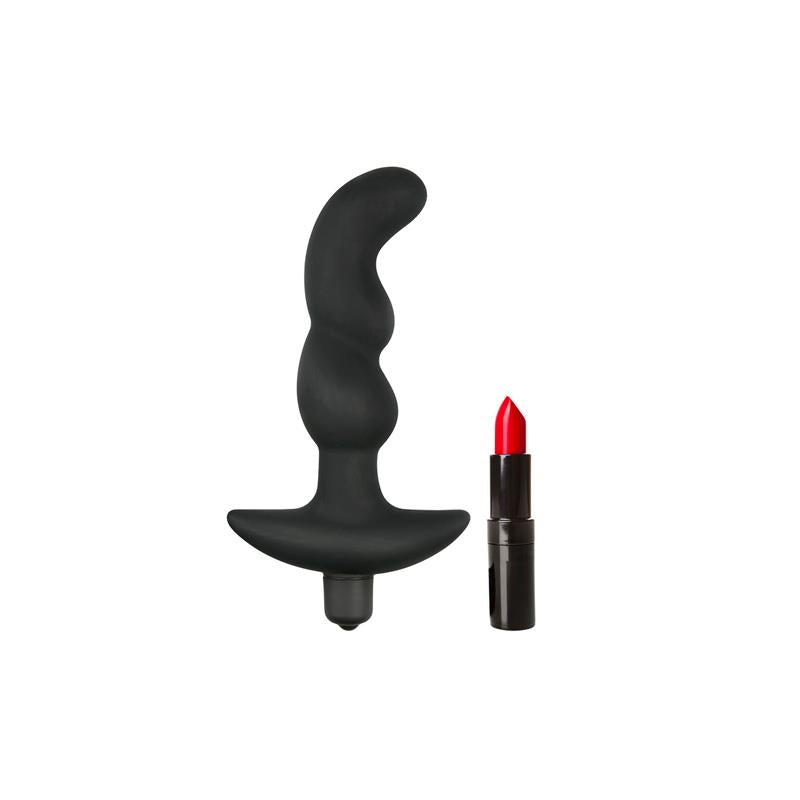 Vibrador Prostatico Silicona Negro