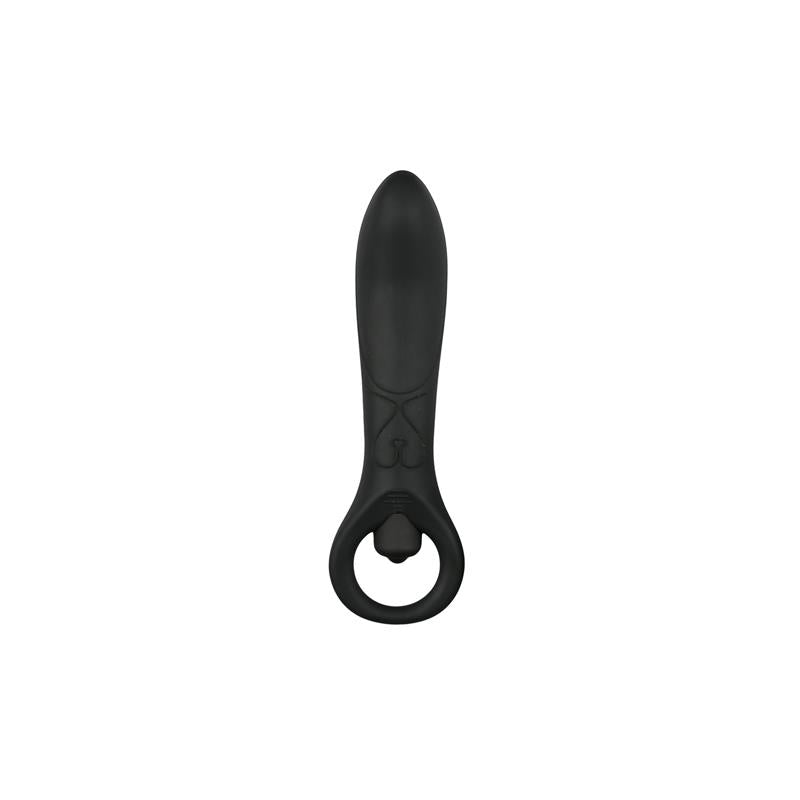 Vibrador Anal Silicona Negro