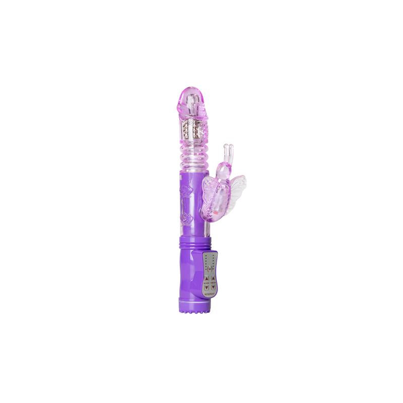 Vibrador con Mariposa Purpura