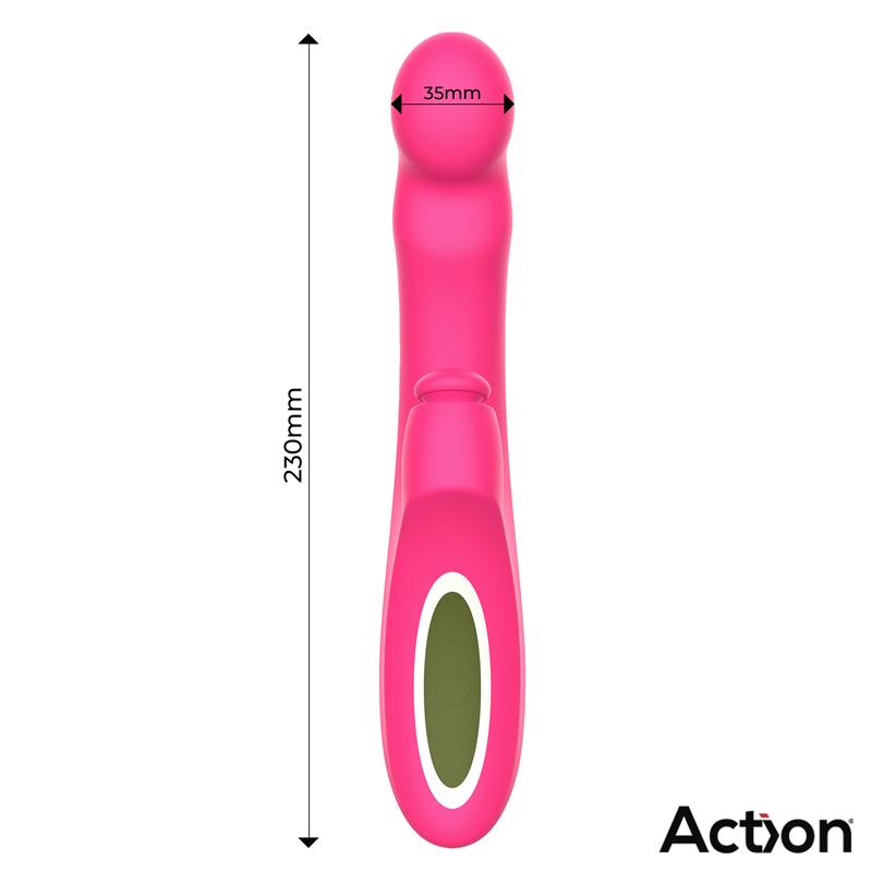 Enles Vibrador con Beating Ball Thrusting y Funcion de Calor