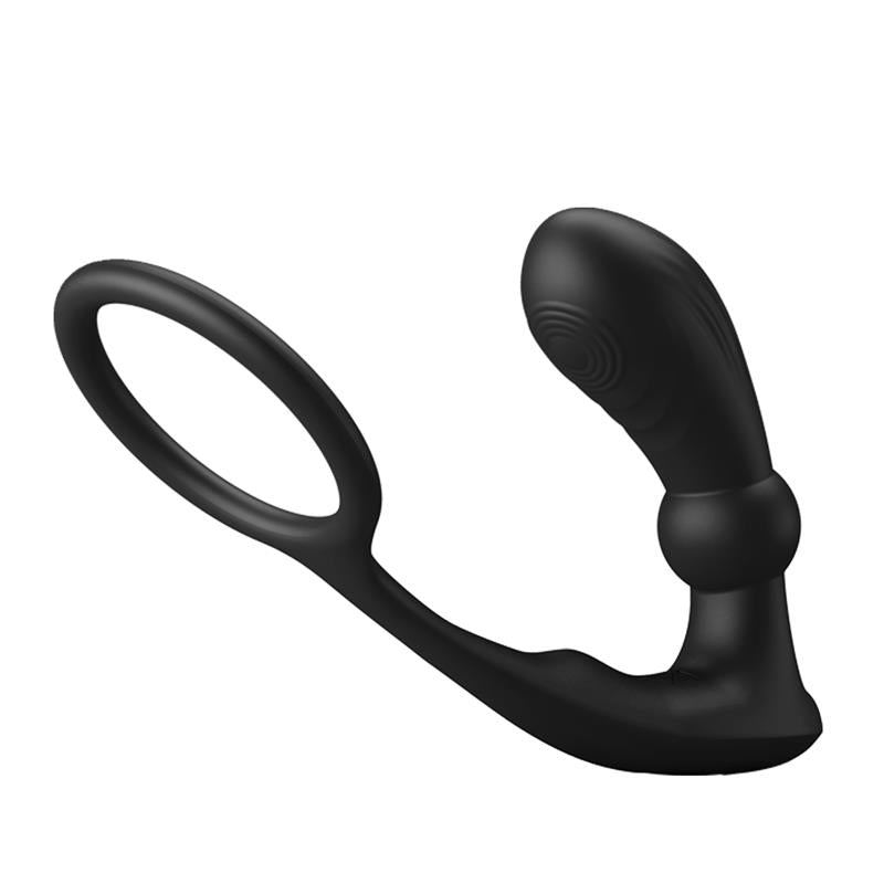 Warren Plug Anal y Anillo para el Pene con Vibracion y Pulsacion a Control Remoto