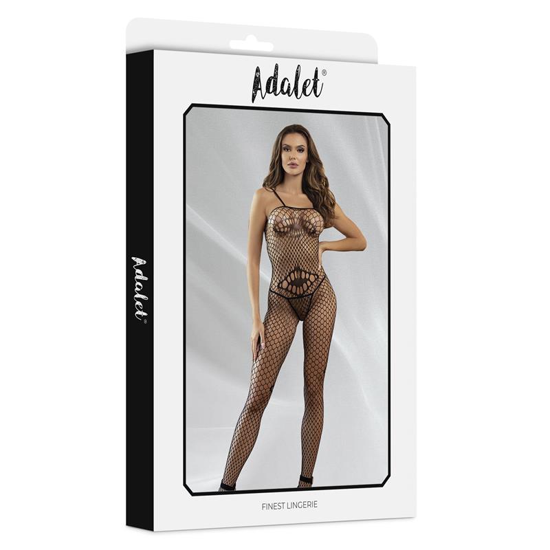 Katia Bodystocking de Rejilla con Patrones Geometricos