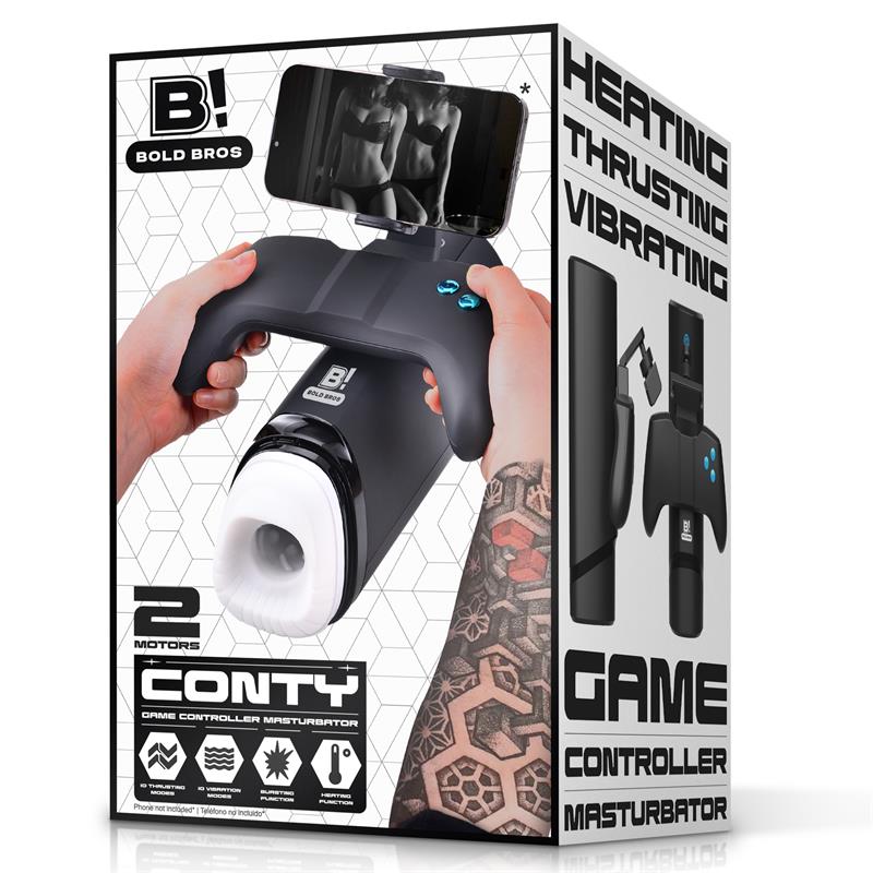 Conty Masturbador con Thrusting Vibracion y Calor Game Controller