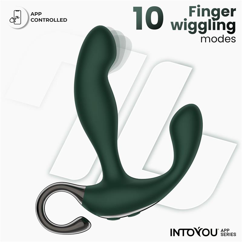 Greeny Masajeador Prostatico con Finger Wiggling y App