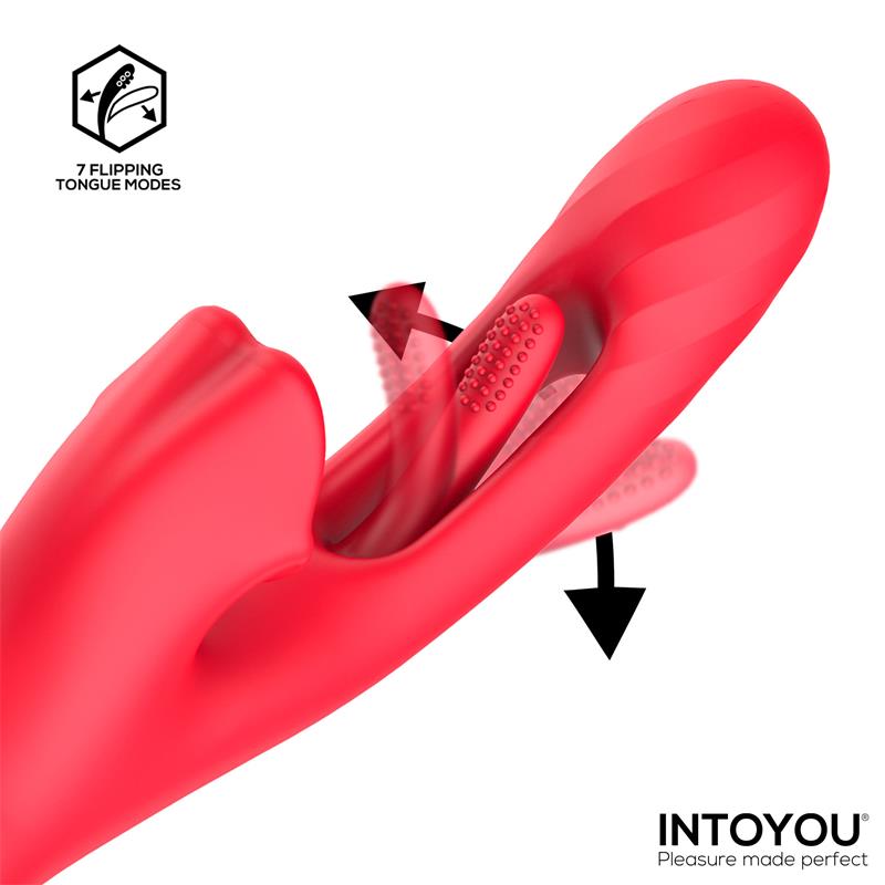 Grant Vibrador con Flipping y Lengua Licking 360º