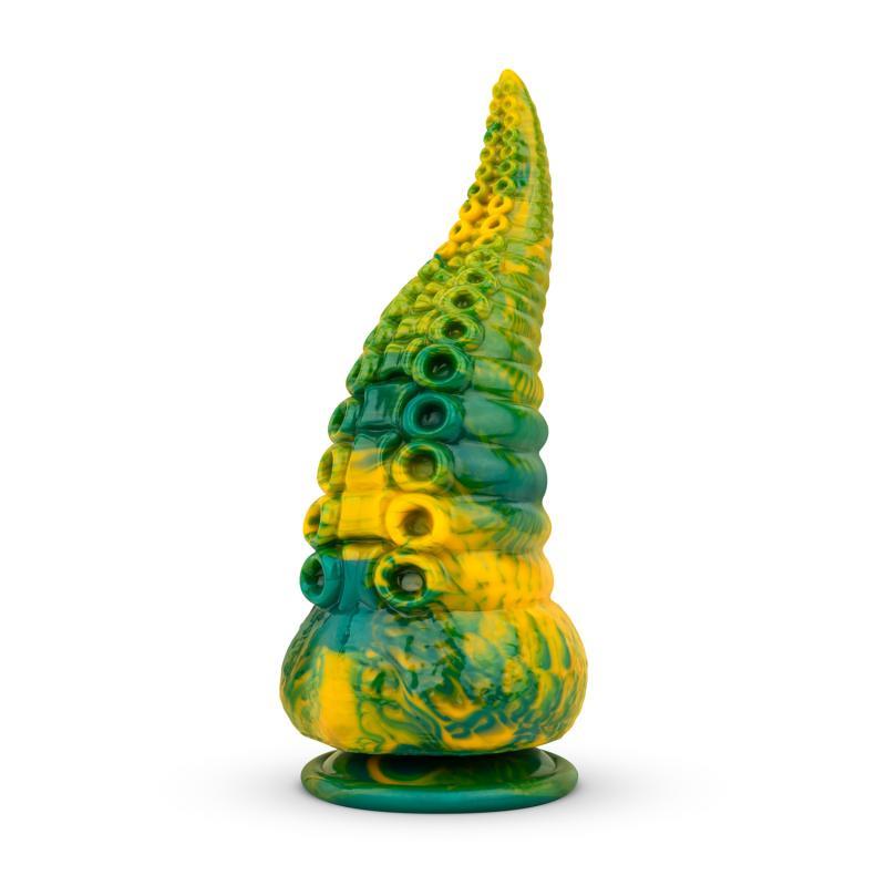 Dildo Tentacle Delight Verde y Amarillo 224 cm 88