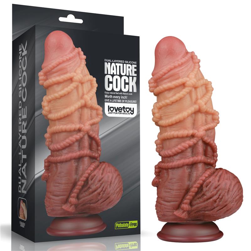 Dildo Dual Layer Tamano King Nature 95