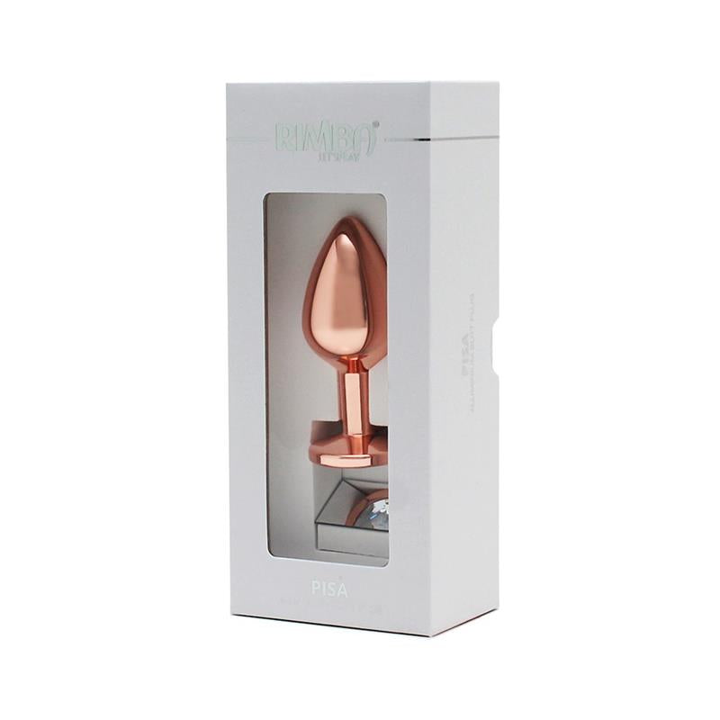 Plug Anal con Joya Pisa Rose Gold