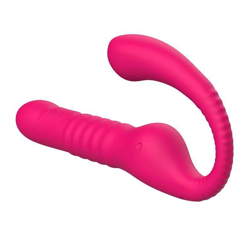 No TwentyThree Vibrador Doble con Pulsacion y Thrusting Flexible 180º