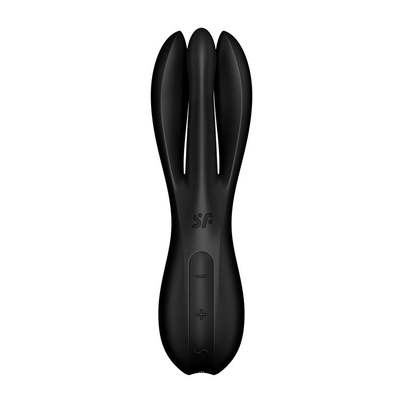 Vibrador Threesome 2 Negro