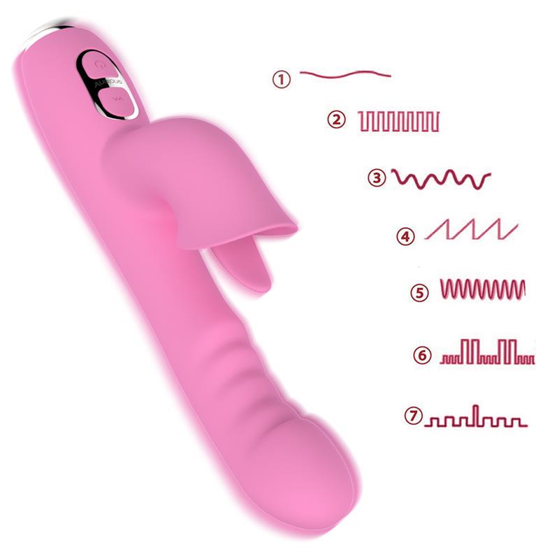 T May Vibrador con Empuje y Movimiento Swing