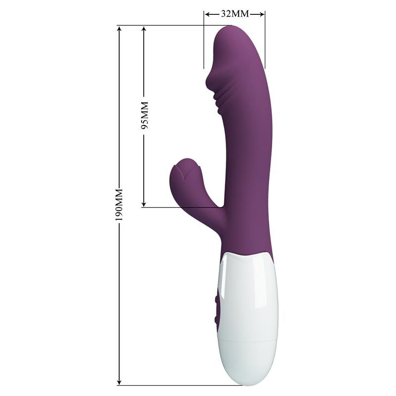 Vibrador Snappy 30 funciones Purpura