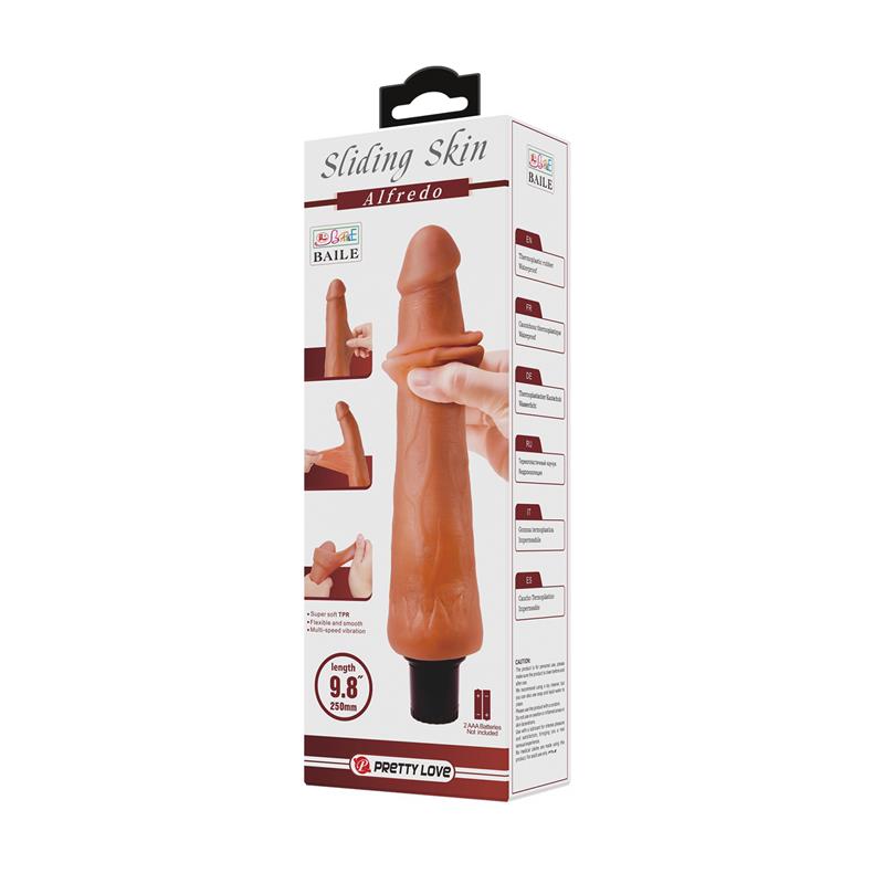 Dildo Sliding Skin Alfredo 98