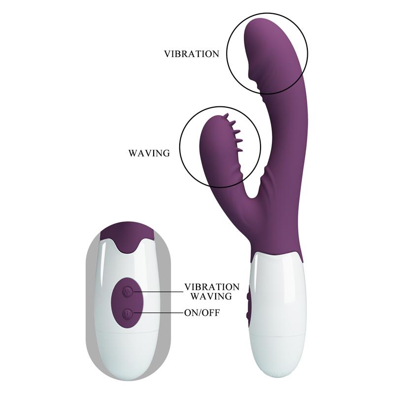 Vibrador Andre 30 funciones Purpura