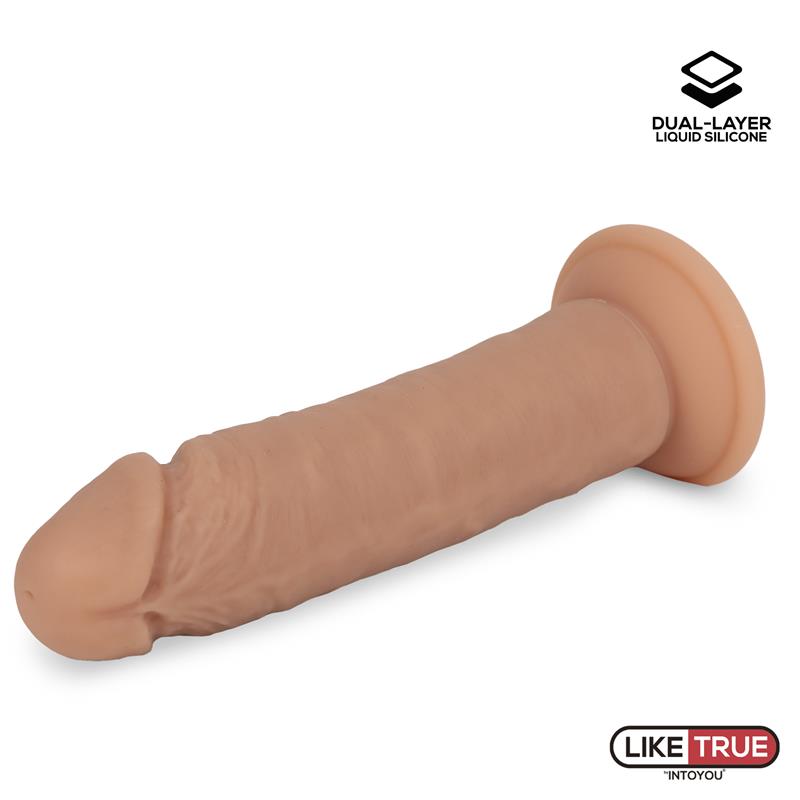 Dildo Realista Silicona Liquida Dual Layer 85