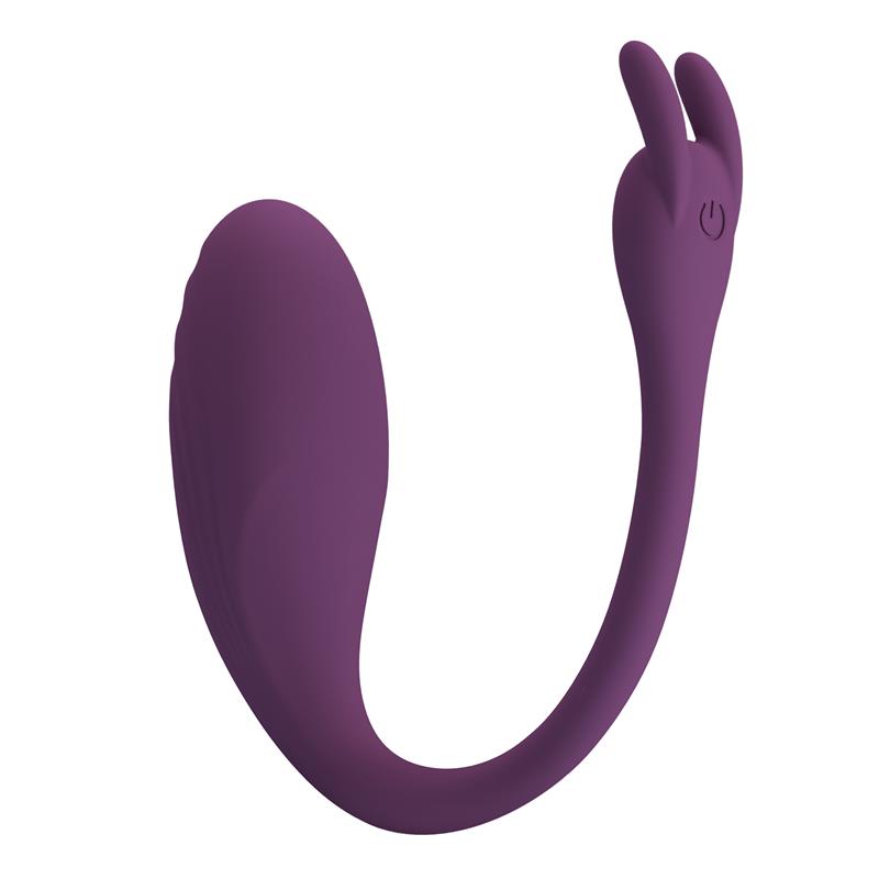 Catalina Huevo Vibrador con APP Purpura