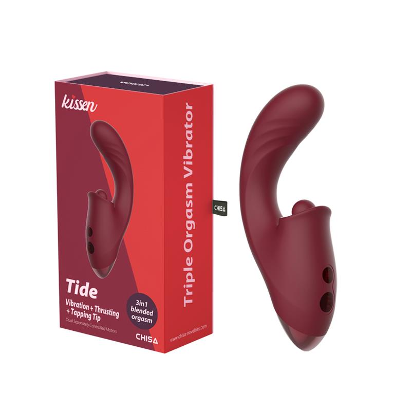 Tide Vibrador con Thrusting y Tapping