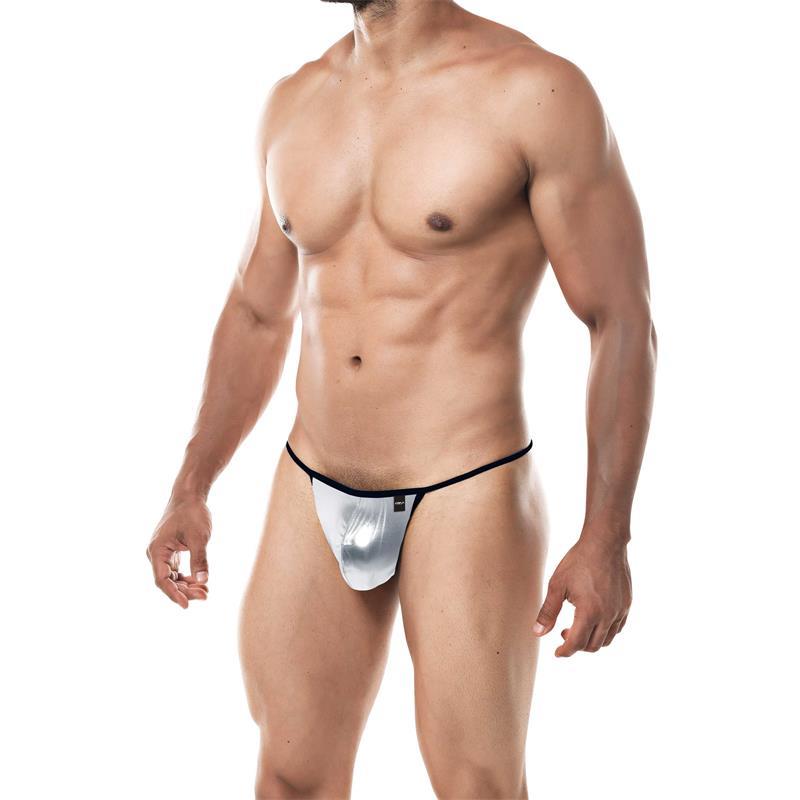 Tanga G string Plateado Skai Talla XL