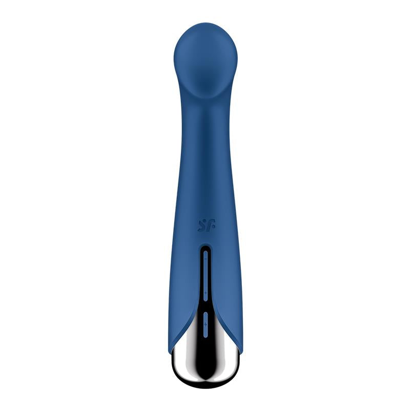 Spinning G Spot 1 Vibrador y Rotador Azul