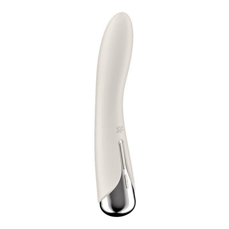 Spinning Vibe 1 Vibrador y Rotador Beige