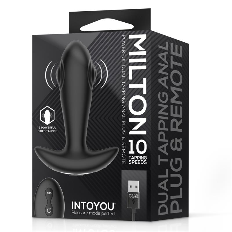 Milton Plug Anal con Doble Tapping y Control Remoto