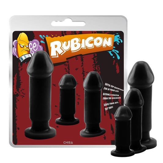 Kit 3 Plug Anal Evil Dark