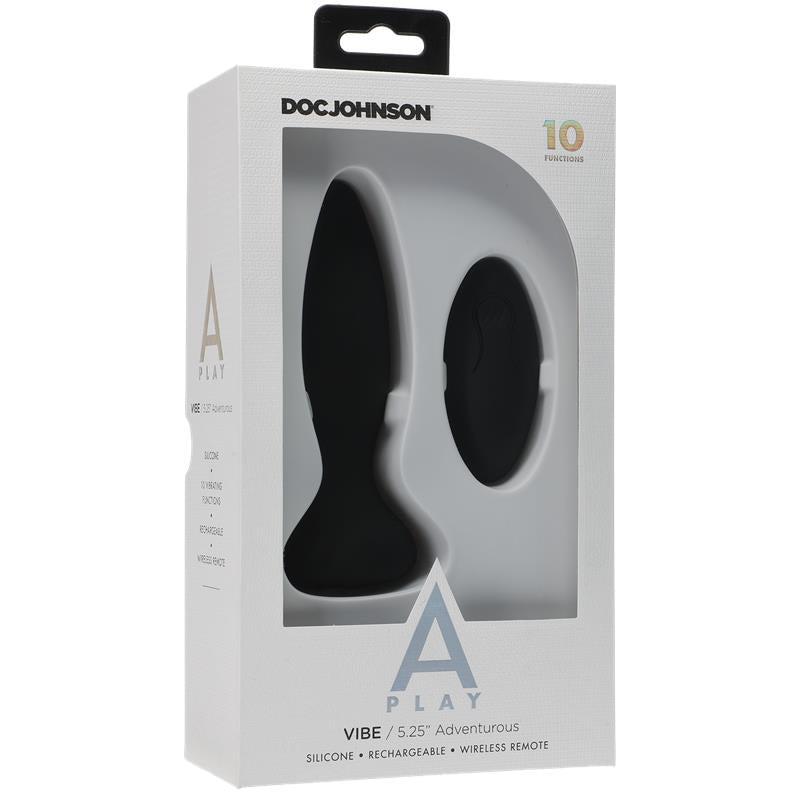 Plug Anal Control Remoto Vibe Adventurous Negro