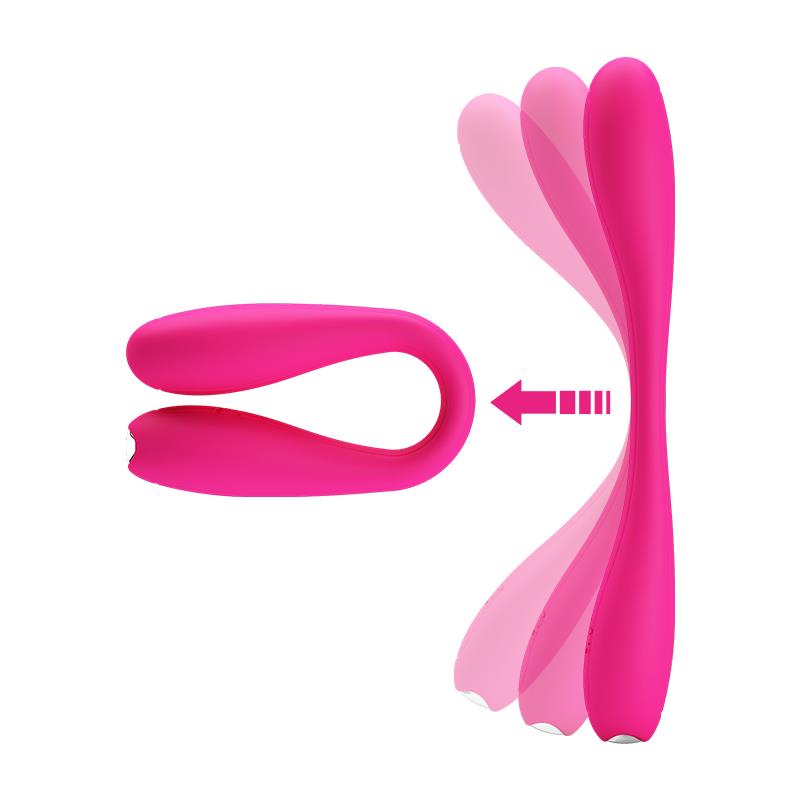 Yedda Vibrador con Esqueleto Punto G Rosa