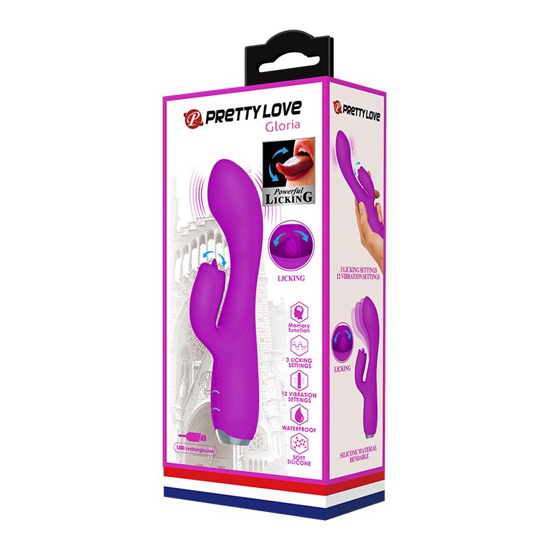 Gloria Vibrador con Lengua USB