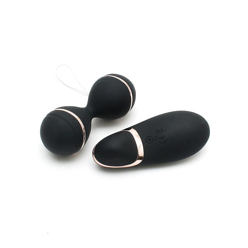 Bolas Kegel con Control Remoto y Estimulador Ibiza Negro