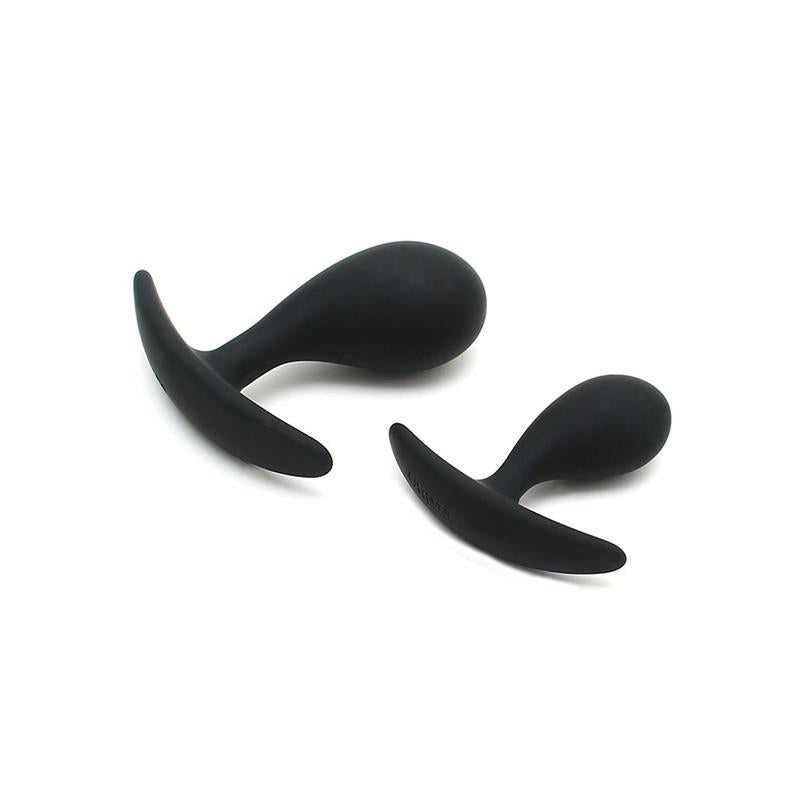 Set de 2 Plugs Anatomicos Copenhagen Negro