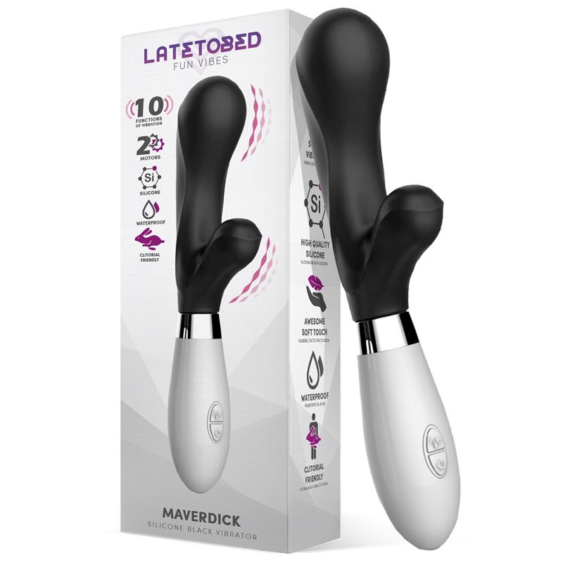 Maverdick Vibrador Silicona Negro