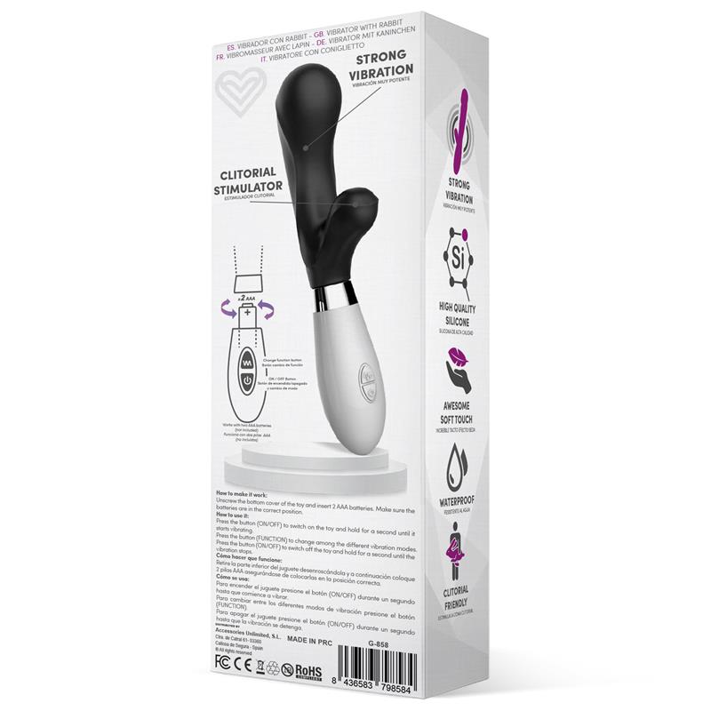 Maverdick Vibrador Silicona Negro