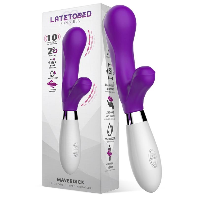 Maverdick Vibrador Silicona Purpura