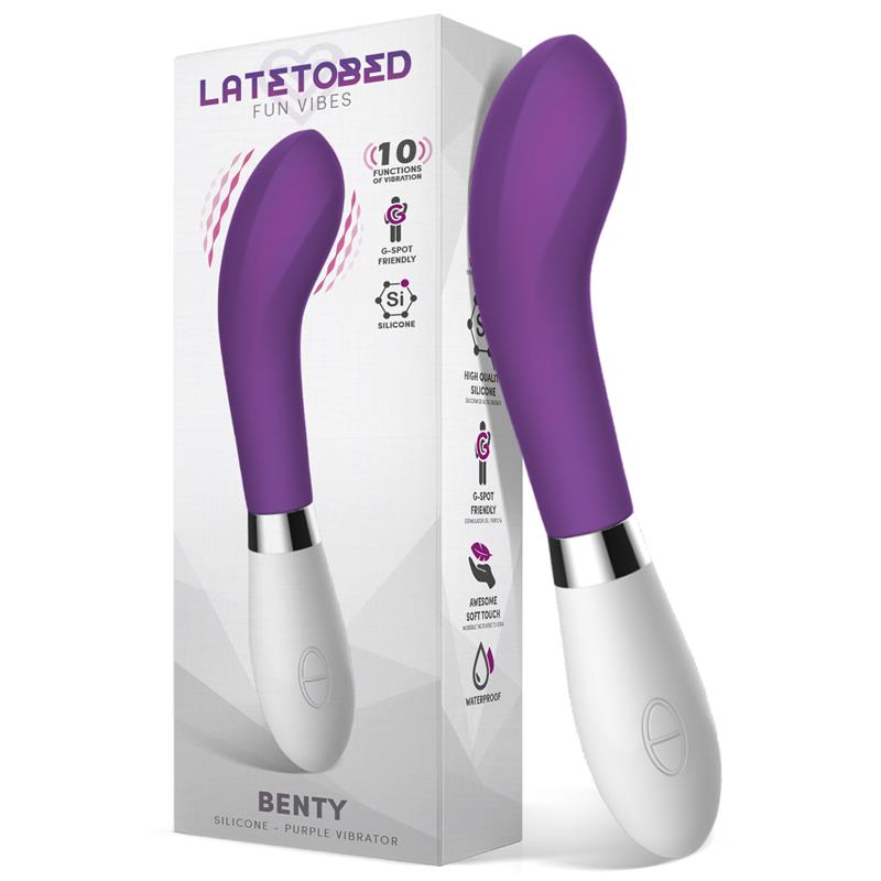 Benty Vibrador Silicona Purpura