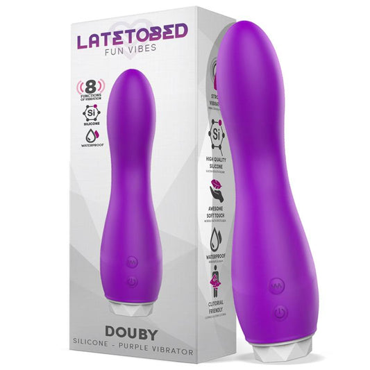 Douby Vibrador Silicona Purpura