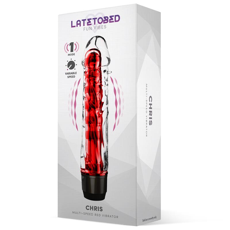 Chris Vibrador Multi Velocidad Rojo