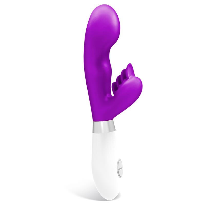 Sliper Vibrador Conejito Silicona Purpura