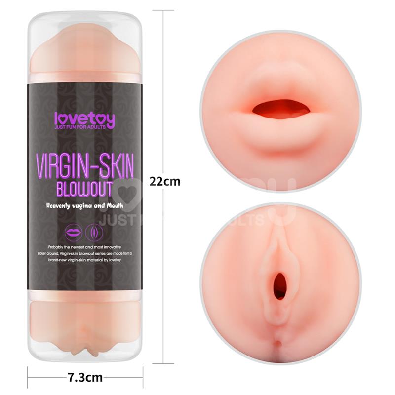 Masturbador Masculino Virgin skin Vagina y Boca