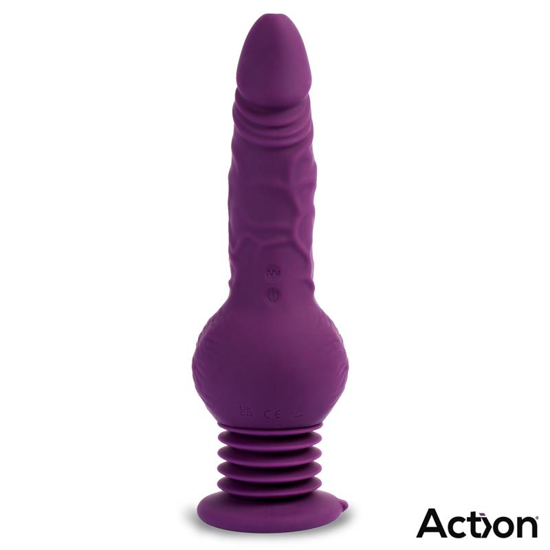 Booster Vibrador con Thrusting Ultra Jet Thruster con Potente Ventosa