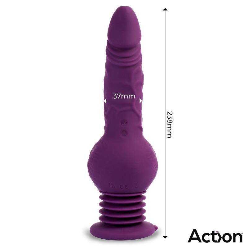 Booster Vibrador con Thrusting Ultra Jet Thruster con Potente Ventosa